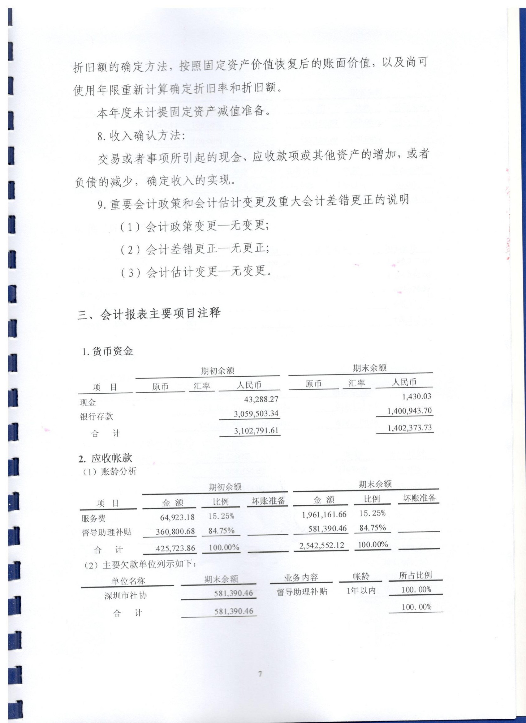 春暖2017年度财务审计报告