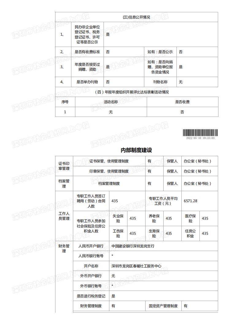 春暖社工2021年度工作报告书