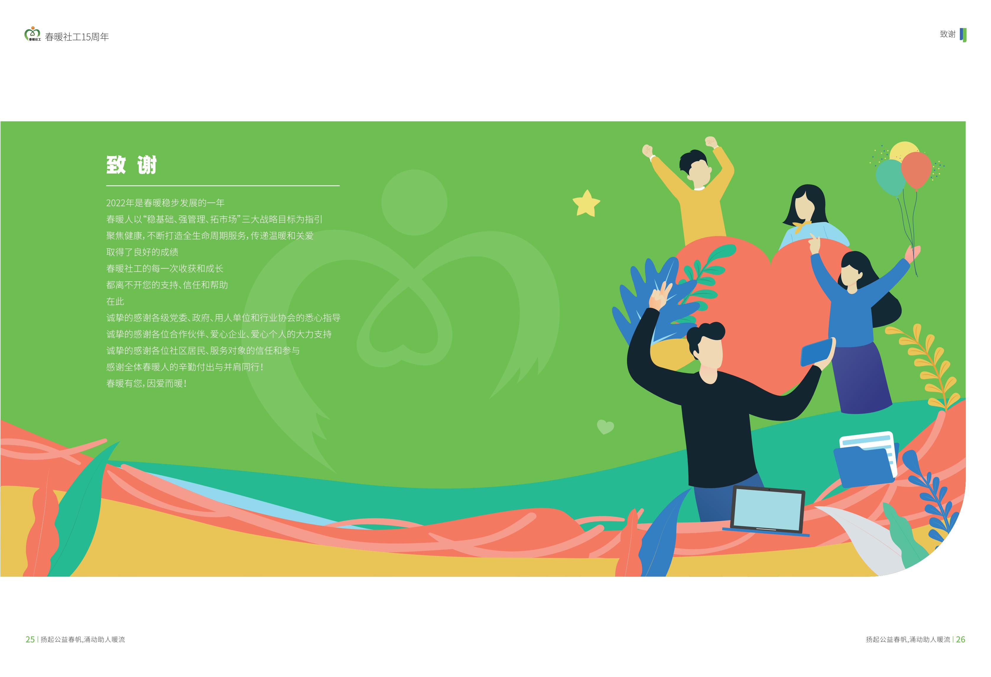 春暖社工十五周年特刊