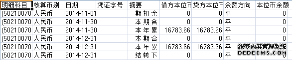 大芬社区2014年11-12月收入支出明细帐